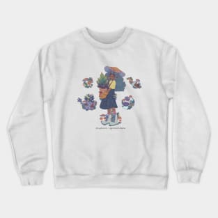 SHROOM GIRLS - Stropharia Rugosoannulata Crewneck Sweatshirt